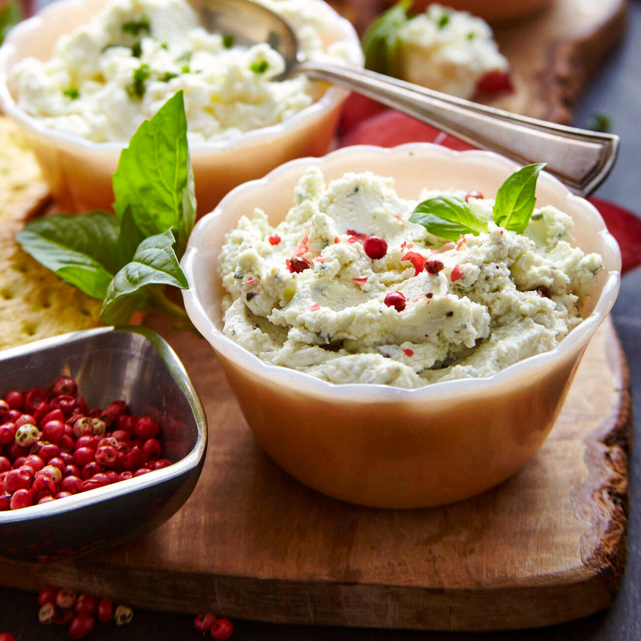 Basil Peppercorn Fresca